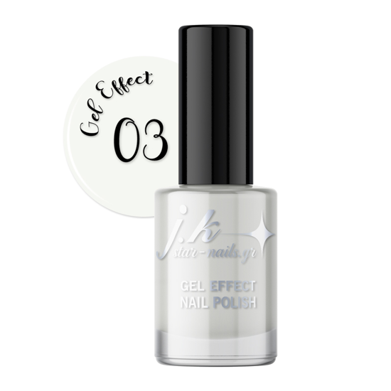 Picture of JK 03 Gel Effect Nail Polish Milky White