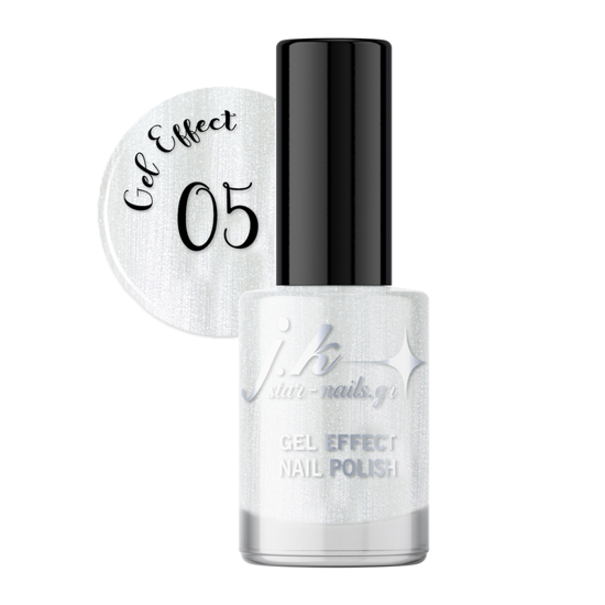 Εικόνα της JK 05 Gel Effect Nail Polish - Λευκό Περλέ 12ml