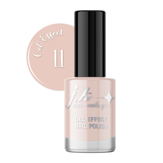 Εικόνα της JK 11 Gel Effect Nail Polish - Μουντό Ροζ Παστέλ 12ml