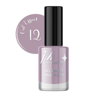 Picture of JK 12 Gel Effect Nail Polish Purple Nude 12ml