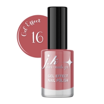 Εικόνα της JK 16 Gel Effect Nail Polish - Nude Σάπιο Μήλο 12ml