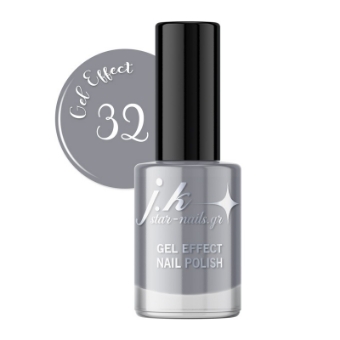 Εικόνα της JK 32 Gel Effect Nail Polish - Γκρι Ελεφαντί  12ml