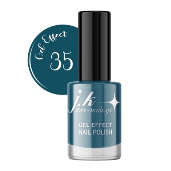 Εικόνα της JK 35 Gel Effect Nail Polish - Μπλε Πετρόλ 12ml