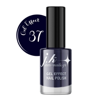 Picture of JK 37 Gel Effect Nail Polish Dark Blue Purple 12ml