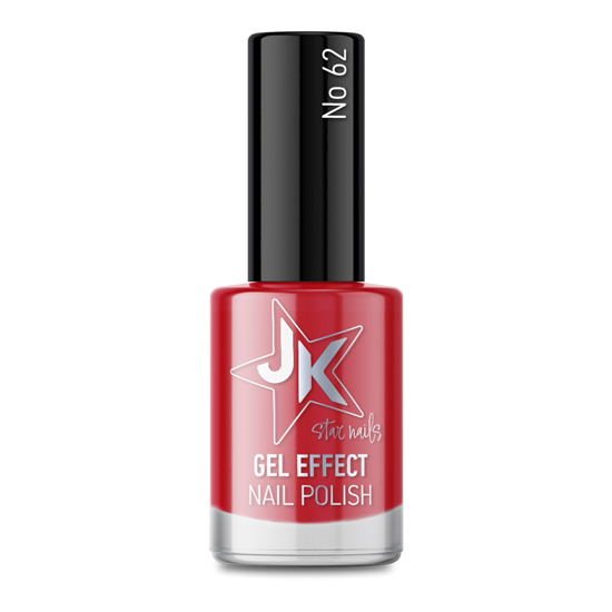 Εικόνα της JK 62 Gel Effect Nail Polish - Κόκκινο 12ml