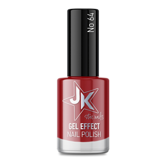 Picture of JK 64 Gel Effect Nail Polish Dark Red 12ml