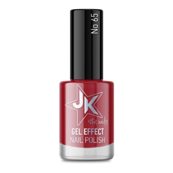 Picture of JK 65 Gel Effect Nail Polish Deep Red 12ml