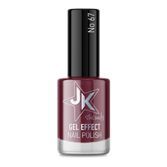 Εικόνα της JK 67 Gel Effect Nail Polish - Κόκκινο Καφέ 12ml