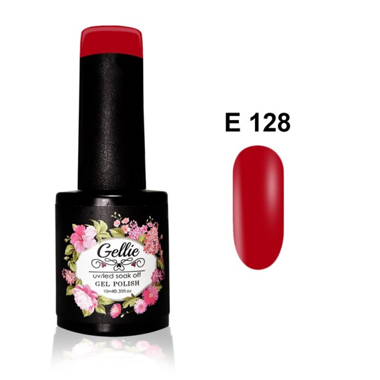 Picture of Gellie E 128 Semi-Permanent Red of Fire 10ml