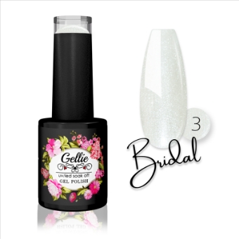 Picture of Gellie Bridal 3 White with shimmer 10 ml