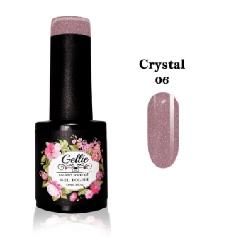 Picture of Gellie Crystal 06 Purple Brown with iridescent shimmer 10ml