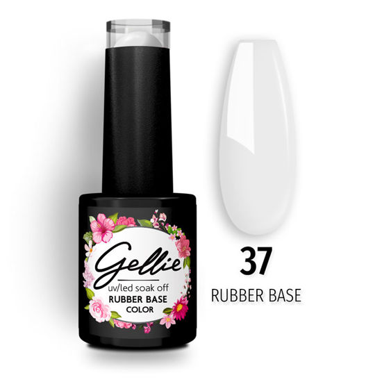 Picture of Gellie Rubber Base Color 37 Milky White 10ml