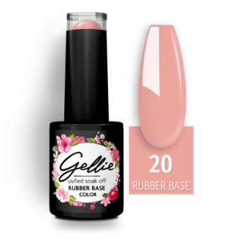 Picture of Gellie Rubber Base Color 20 French Rose 10ml