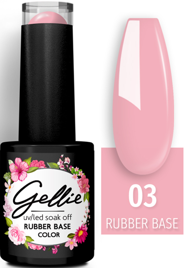 Picture of Gellie Rubber Base Color 03 Pink 10ml