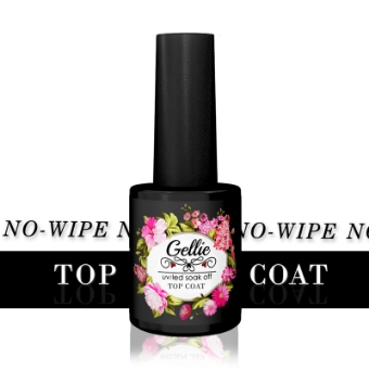 Εικόνα της Gellie Top Coat No Wipe - Για Ημιμόνιμο 10ml