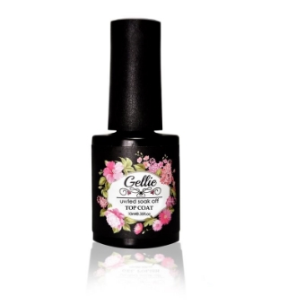 Picture of Gellie Steel Top Coat No wipe 10ml