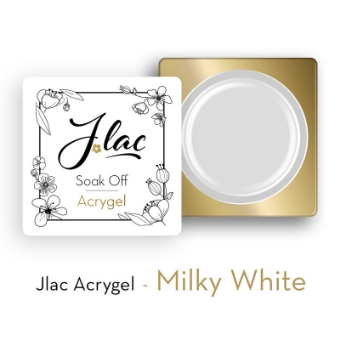 Εικόνα της Jlac Acrygel Milky White - Γαλακτερό Λευκό 50ml