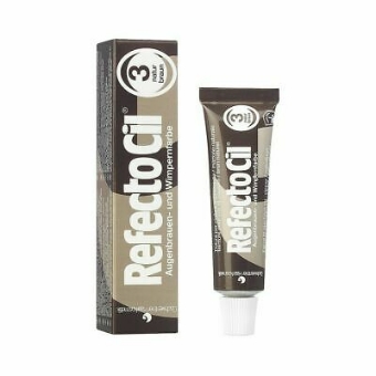 Picture of Refecto Cil No 3 Eyebrow & Eyelash Dye Natural Brown 15ml