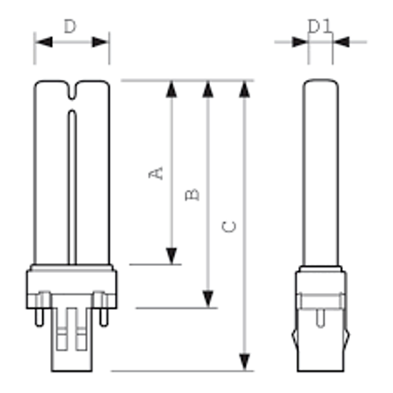 Picture of Philips PL-S 13W GX23 2P Sterilization Lamp