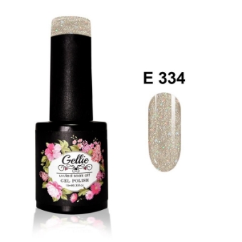 Εικόνα της JK Starnails Gellie Classic 334 - Διάφανο με χρυσό glitter και ιριδίζον πούλιες 10ml