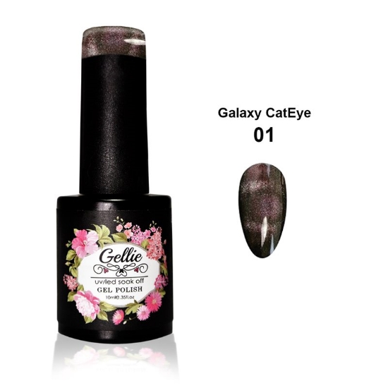 Εικόνα της JK Starnails Gellie Galaxy Cateye 01 - Ημιμόνιμο Βερνίκι 10ml