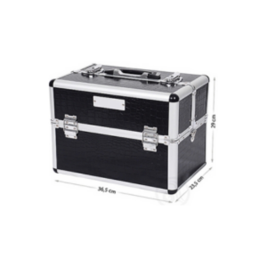 Picture of Black Croc Suitcase 1066R