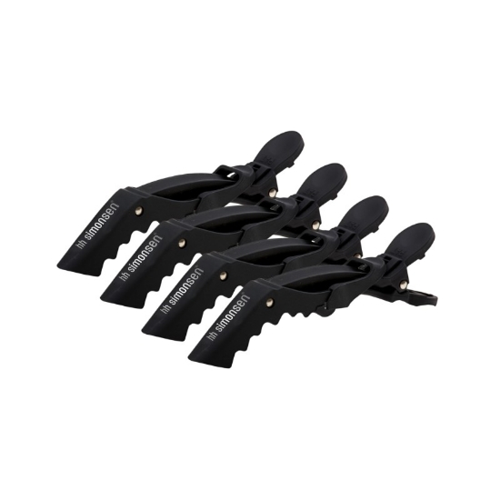 Picture of HH Simonsen Black Crocodile Hair Clips