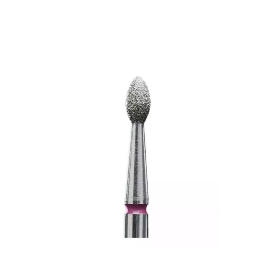 Εικόνα της STALEKS FA60R025/4.5 Pro Expert Diamond Nail Drill 2.5mm - Φρεζάκι Μυτερό Οβάλ Διαμαντέ (κόκκινο)