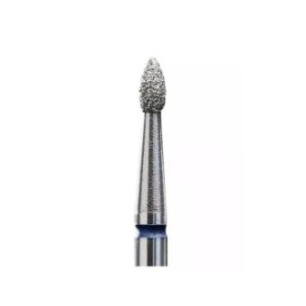 Εικόνα της STALEKS FA60B018/4 Pro Expert Diamond Nail Drill 1.8mm - Φρεζάκι Μυτερό Οβάλ Διαμαντέ (μπλε)