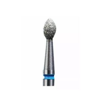 Εικόνα της STALEKS FA60B025/4.5 Pro Expert Diamond Nail Drill 2.5mm - Φρεζάκι Μυτερό Οβάλ Διαμαντέ (μπλε)