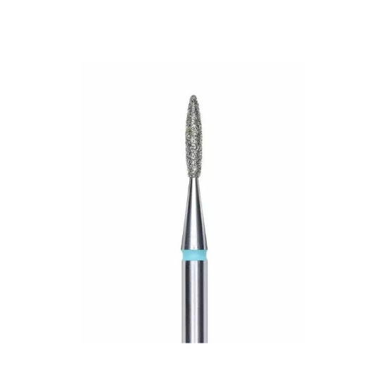 Εικόνα της STALEKS FA10B016/8 Pro Expert Diamond Nail Drill 1.6mm - Φρεζάκι Φλόγα Διαμαντέ (μπλε)