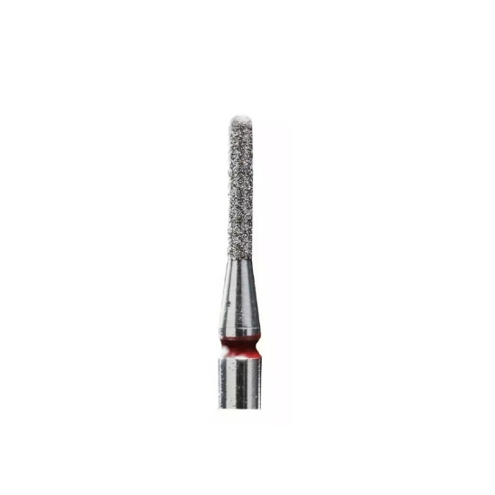 Εικόνα της STALEKS FA30R014/8 Pro Expert Diamond Nail Drill 1.4mm - Φρεζάκι Καμπύλος Κύλινδρος Διαμαντέ (κόκκινο)