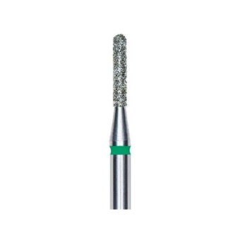 Εικόνα της STALEKS FA30G014/8 Pro Expert Diamond Nail Drill 1.4mm - Φρεζάκι Καμπύλος Κύλινδρος Διαμαντέ (πράσινο)