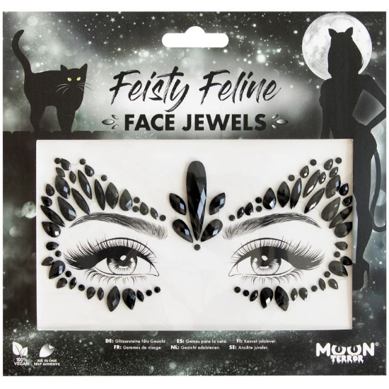 Picture of Moon Terror Face Jewels - Feisty Feline