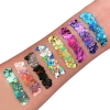 Picture of Moon Glitter Holographic Chunky Glitter Silver-Gold & Fix Gel Pack