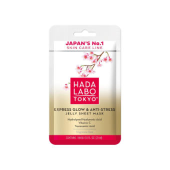 Picture of Hada Labo Tokyo Express Glow & Anti stress Jelly Sheet Mask 23ml