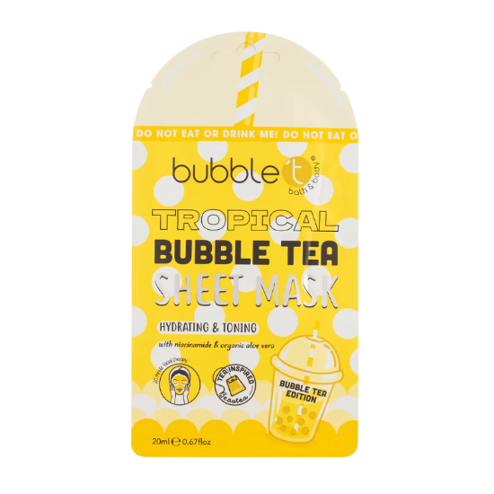 Picture of Bubble T Tropical Face Mask with Aloe Vera & Niacinamide 20ml