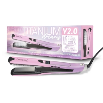 Picture of Demelis Titanium Blue Steam Hair Straightener